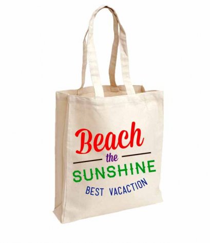 กระเป๋าผ้า Beach the summer bag